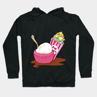 Ice Cream Popcorn Hoodie